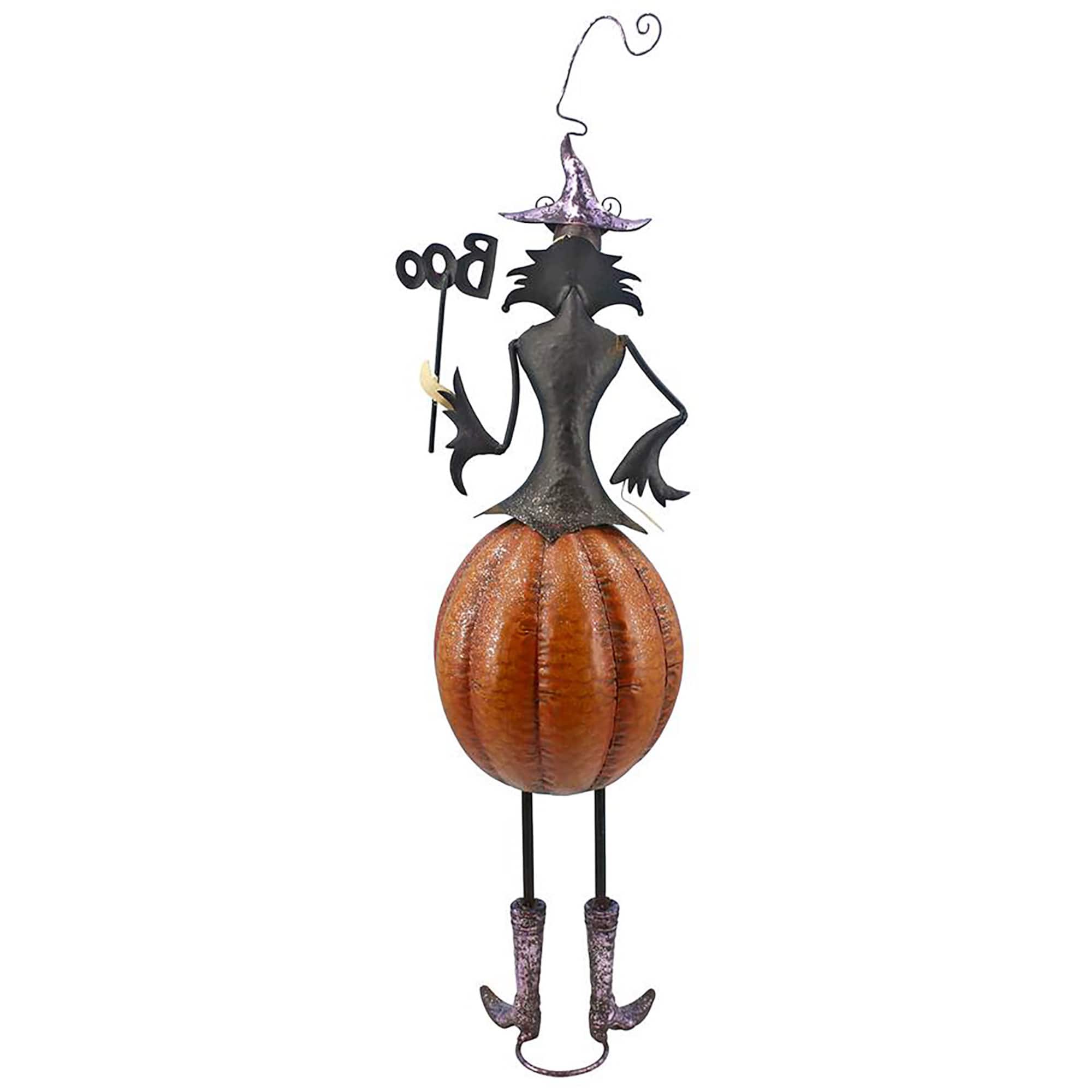 Design Toscano 3ft. Gloria VanderBoo Metal Witch Bobble Statue